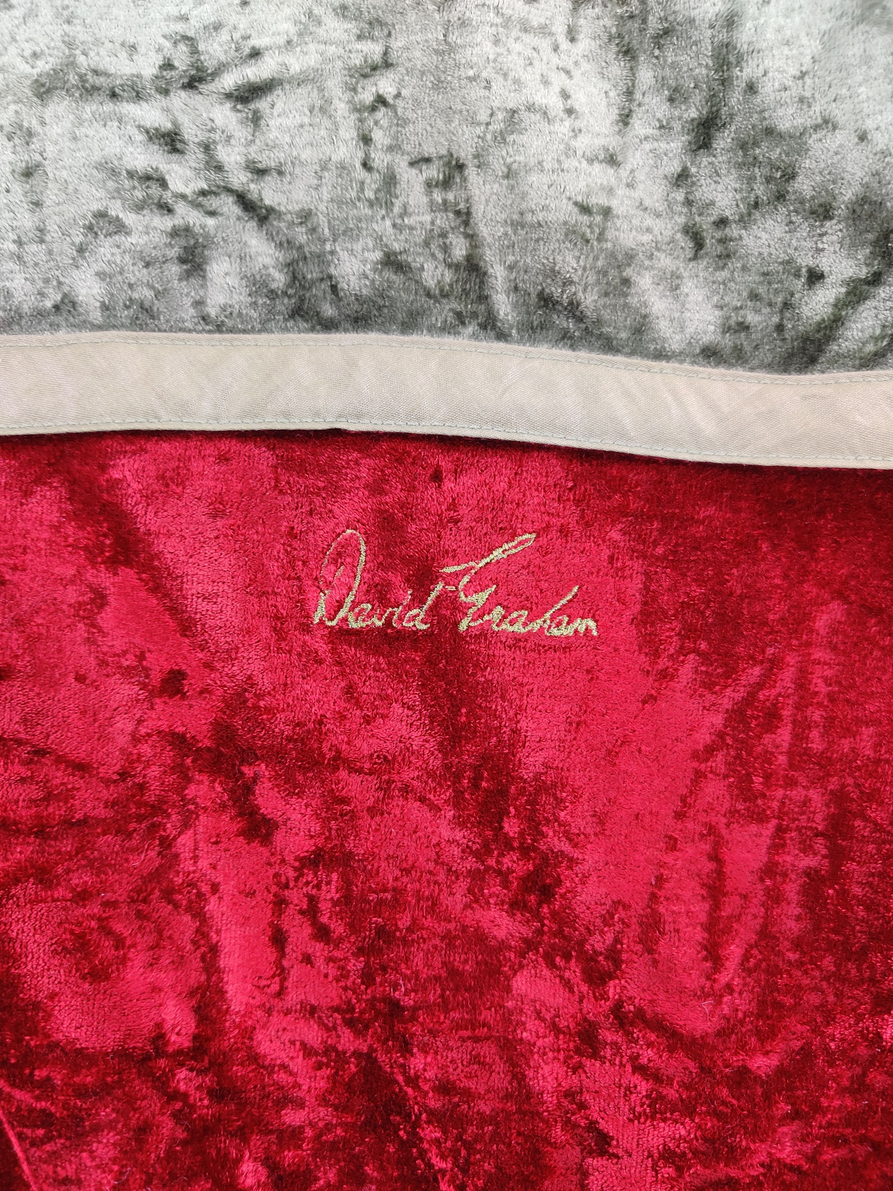 Japanese Brand Vintage Japanese Brand David Graham Sweater Jacket Velvet Size US L / EU 52-54 / 3 - 7 Thumbnail