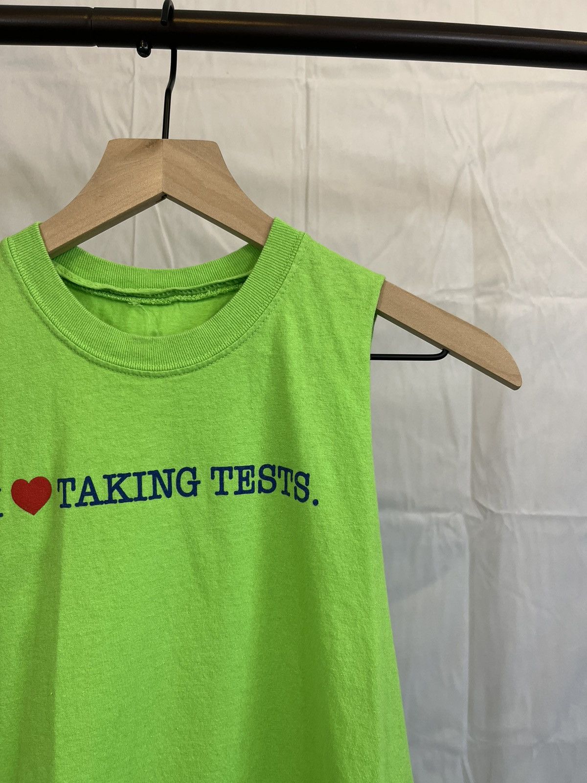 Vintage Taking Tests Cut Off Distressed Sleeveless Tee Size US M / EU 48-50 / 2 - 2 Thumbnail