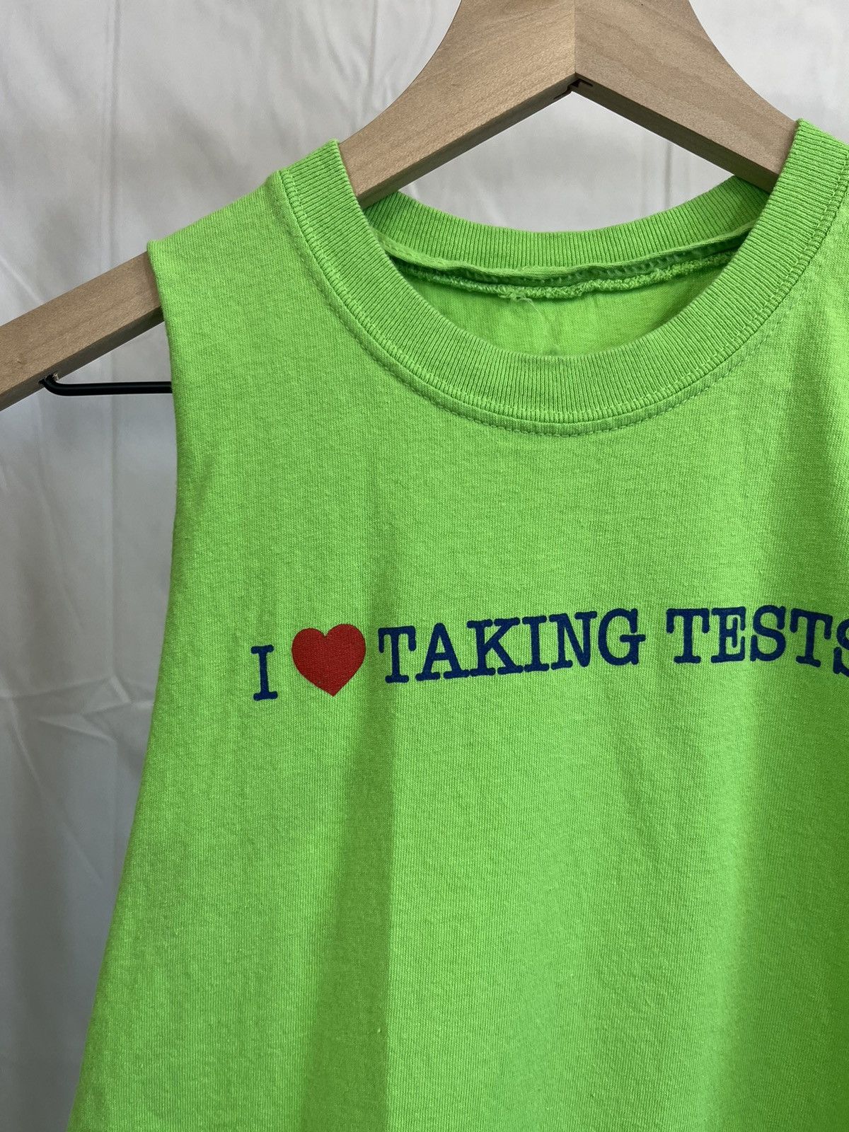 Vintage Taking Tests Cut Off Distressed Sleeveless Tee Size US M / EU 48-50 / 2 - 3 Thumbnail