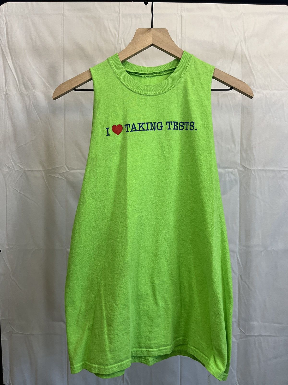 Vintage Taking Tests Cut Off Distressed Sleeveless Tee Size US M / EU 48-50 / 2 - 8 Thumbnail