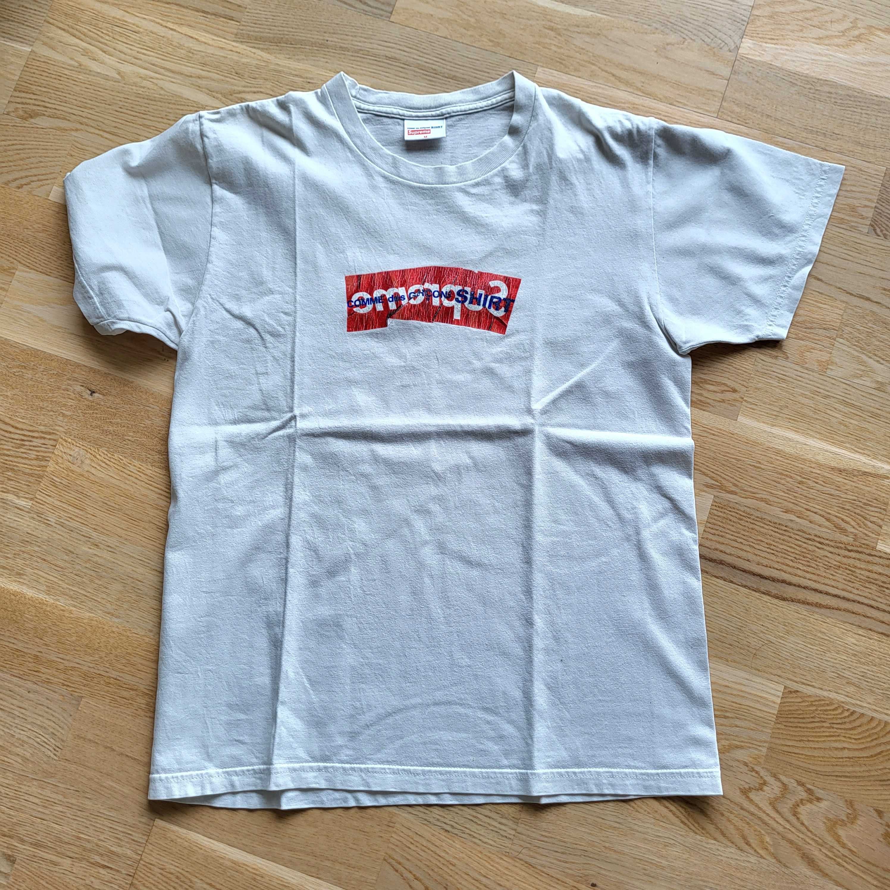 Comme des Garcons Supreme Comme Des Garcons SHIRT Box Logo Tee - White Size US M / EU 48-50 / 2 - 6 Thumbnail