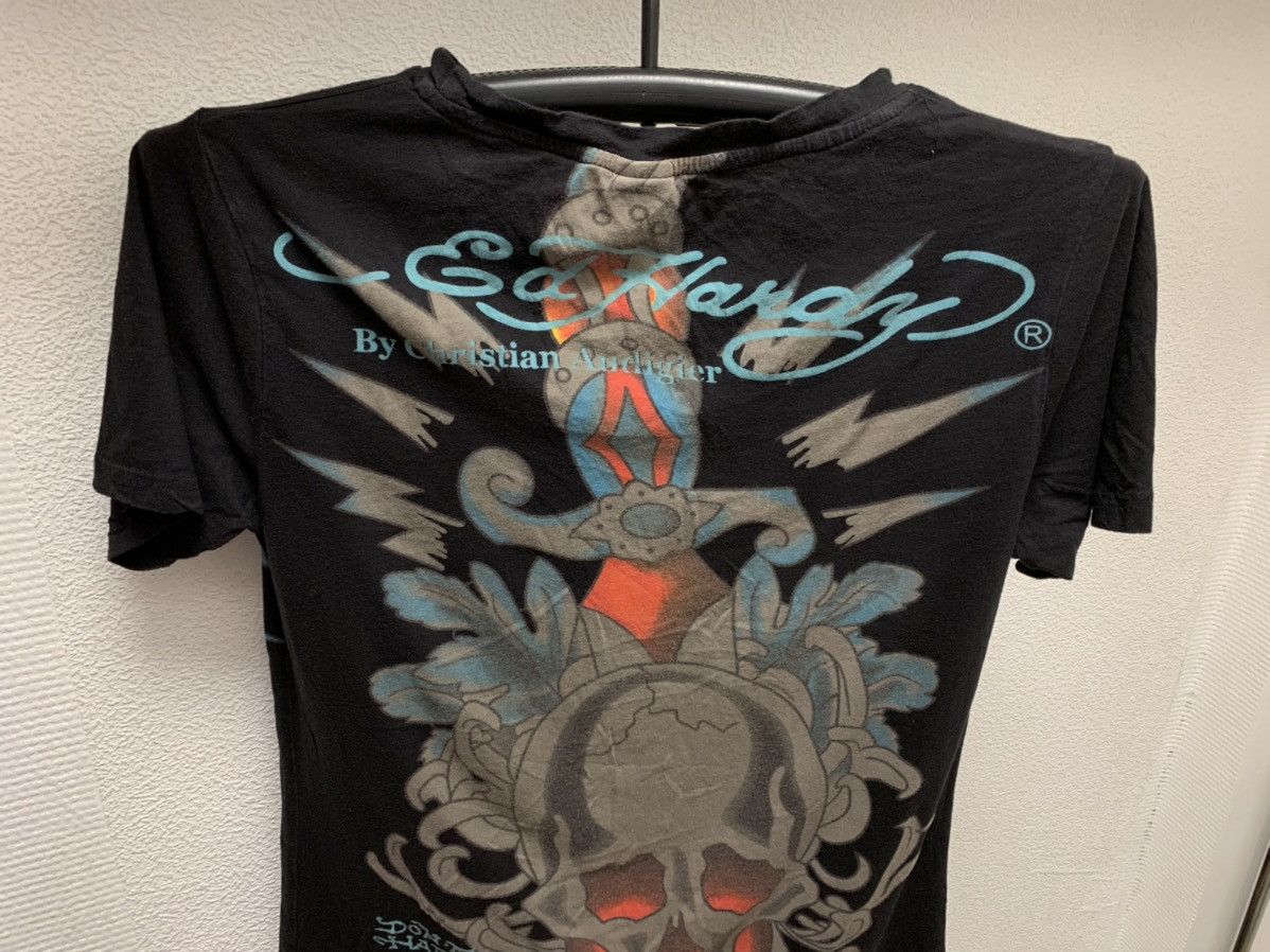 Christian Audigier Ed hardy Christian Audigier fullprint black t-shirt S-M sz Size US M / EU 48-50 / 2 - 8 Thumbnail