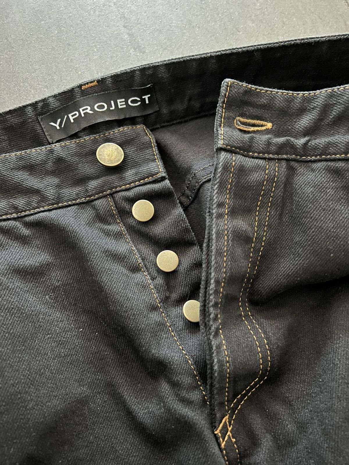 Y/Project YPROJECT Extra Long Stacking Denim Jeans Size US 34 / EU 50 - 8 Thumbnail