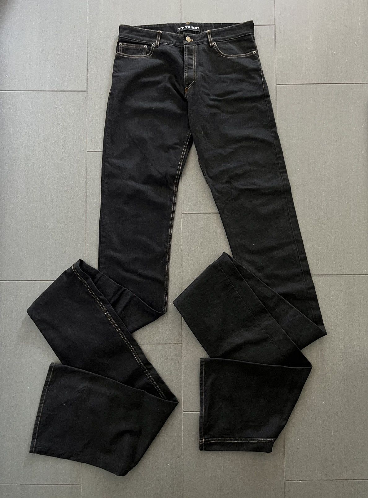 Y/Project YPROJECT Extra Long Stacking Denim Jeans Size US 34 / EU 50 - 1 Thumbnail