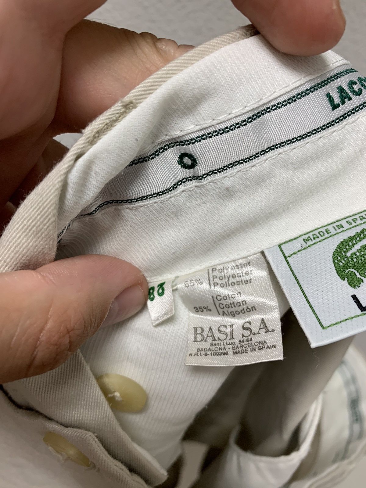 Lacoste Lacoste vintage casual shorts 46 sz M-L sz 34-36 Size US 32 / EU 48 - 8 Thumbnail