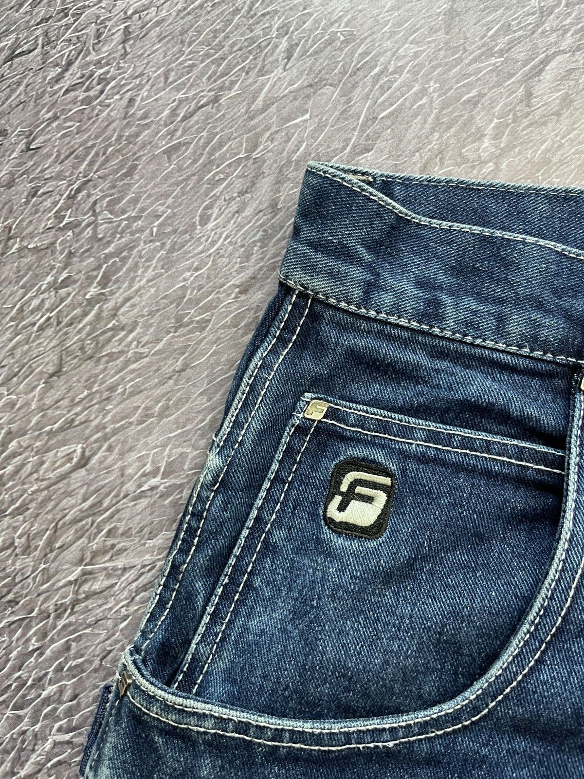 Fubu FUBU vintage rap denim cargo pants carpenter embroidered Size US 32 / EU 48 - 10 Thumbnail