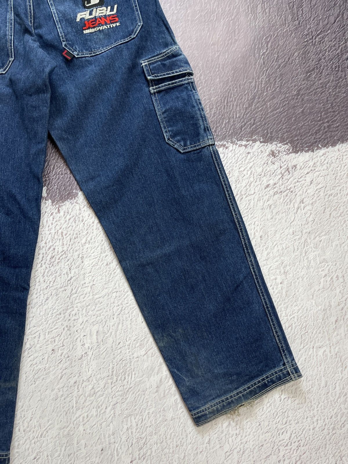 Fubu FUBU vintage rap denim cargo pants carpenter embroidered Size US 32 / EU 48 - 16 Thumbnail