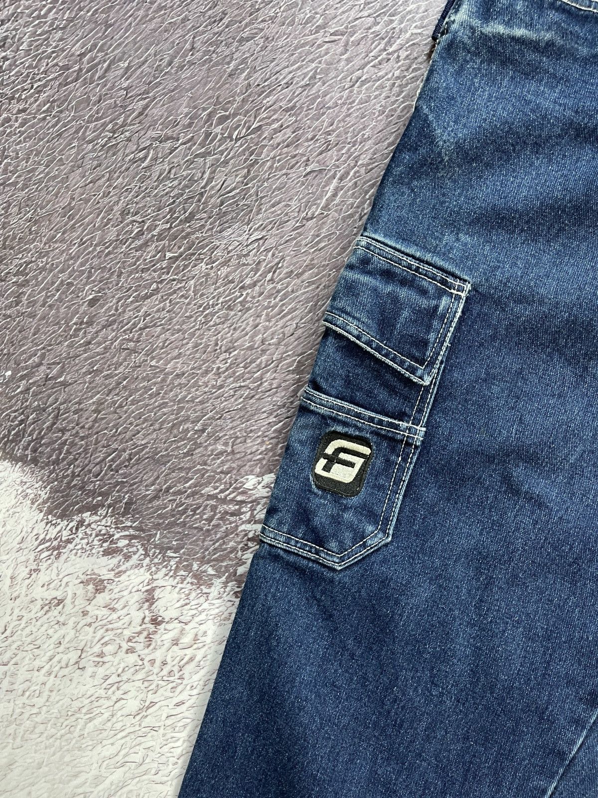 Fubu FUBU vintage rap denim cargo pants carpenter embroidered Size US 32 / EU 48 - 6 Thumbnail