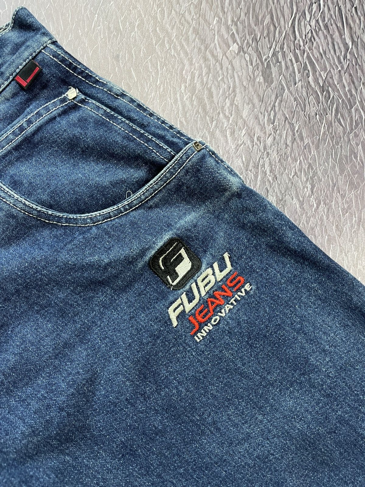 Fubu FUBU vintage rap denim cargo pants carpenter embroidered Size US 32 / EU 48 - 11 Thumbnail