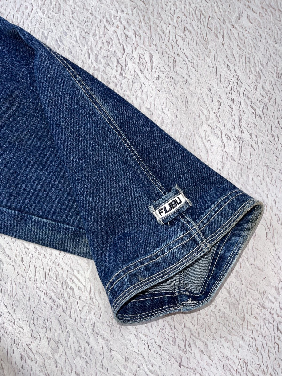 Fubu FUBU vintage rap denim cargo pants carpenter embroidered Size US 32 / EU 48 - 25 Thumbnail