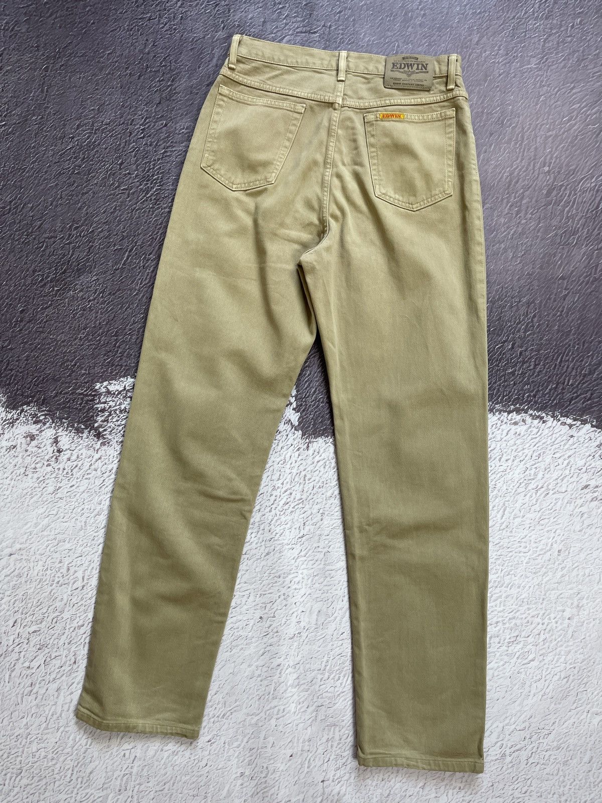 Edwin made in Japan vintage 90s new newton beige denim jeans