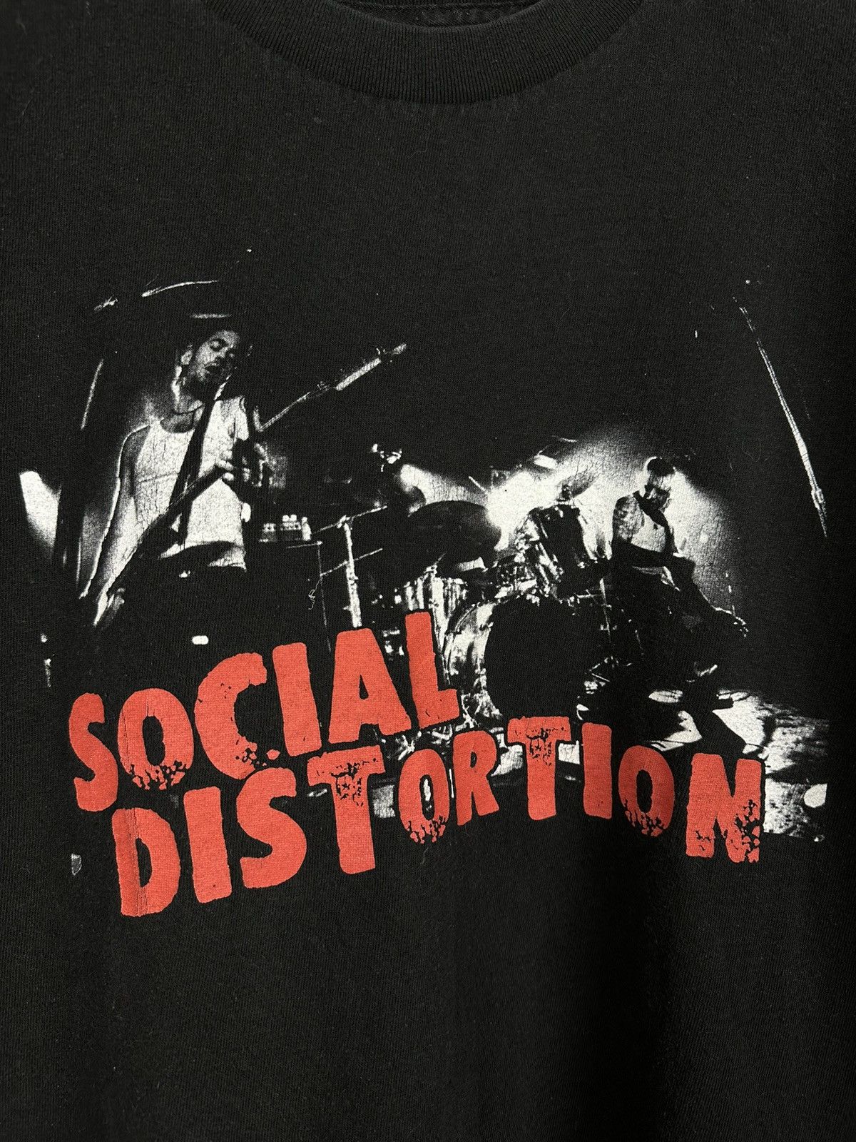 Band Tees × Giant × Vintage Vintage 90s Social Distortion Band T-Shirt Size US XL / EU 56 / 4 - 5 Thumbnail