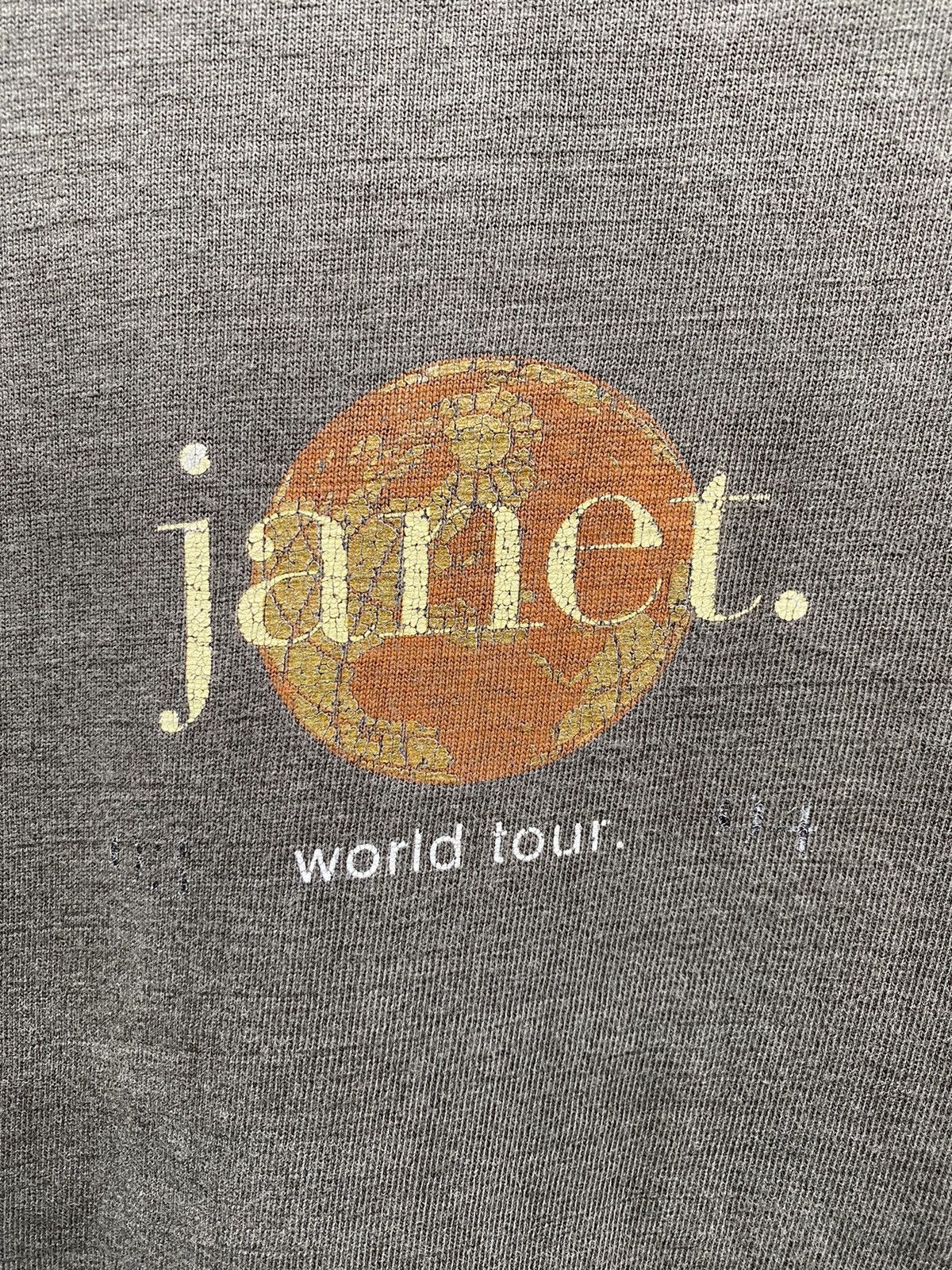 Band Tees 💥RARE💥True Vintage 93/94 JANET JACKSON World Tour XL Raptees Size US XL / EU 56 / 4 - 13 Thumbnail