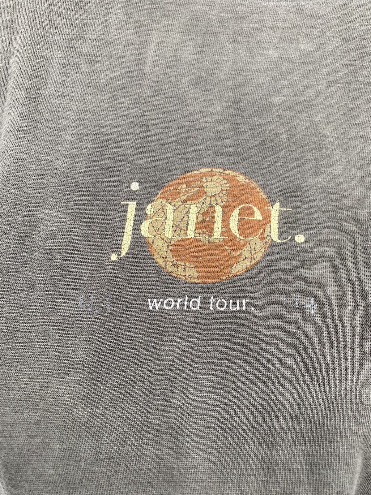 Band Tees 💥RARE💥True Vintage 93/94 JANET JACKSON World Tour XL Raptees Size US XL / EU 56 / 4 - 14 Thumbnail