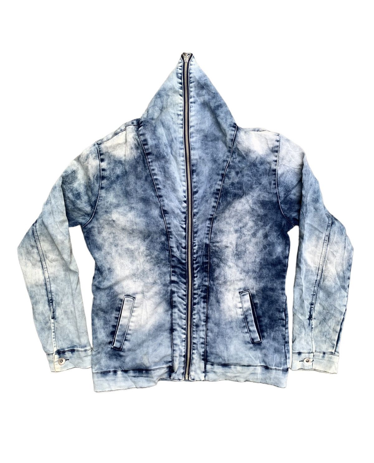 Beauty Beast Rare Semantic Design Acid Wash Full Zip Size US L / EU 52-54 / 3 - 1 Thumbnail