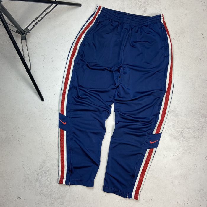 double swoosh track pants