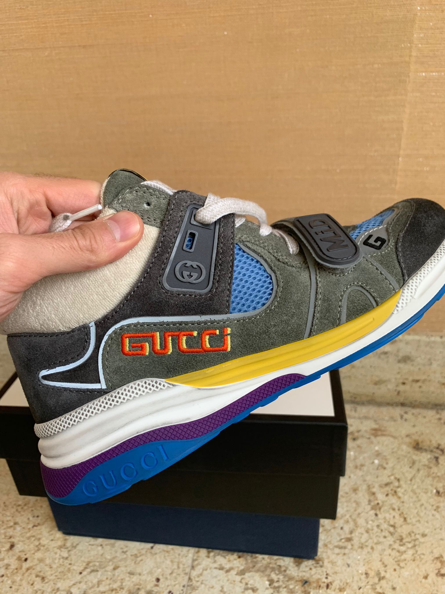 Gucci Microsoft Low Top Runner in Multicolor Size US 8.5 / EU 41-42 - 8 Thumbnail