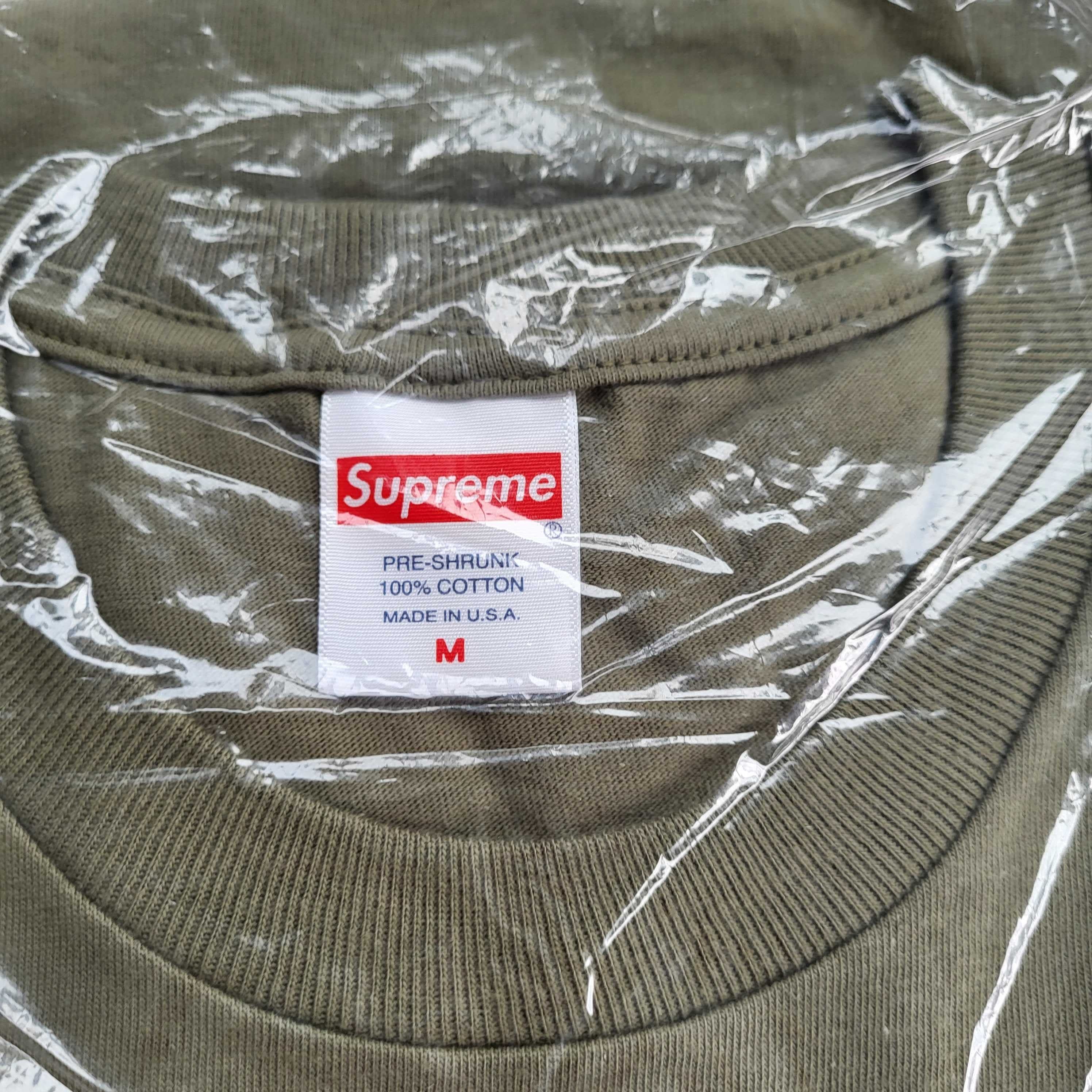 Supreme Cross box Tee Light Olive Size US M / EU 48-50 / 2 - 7 Thumbnail
