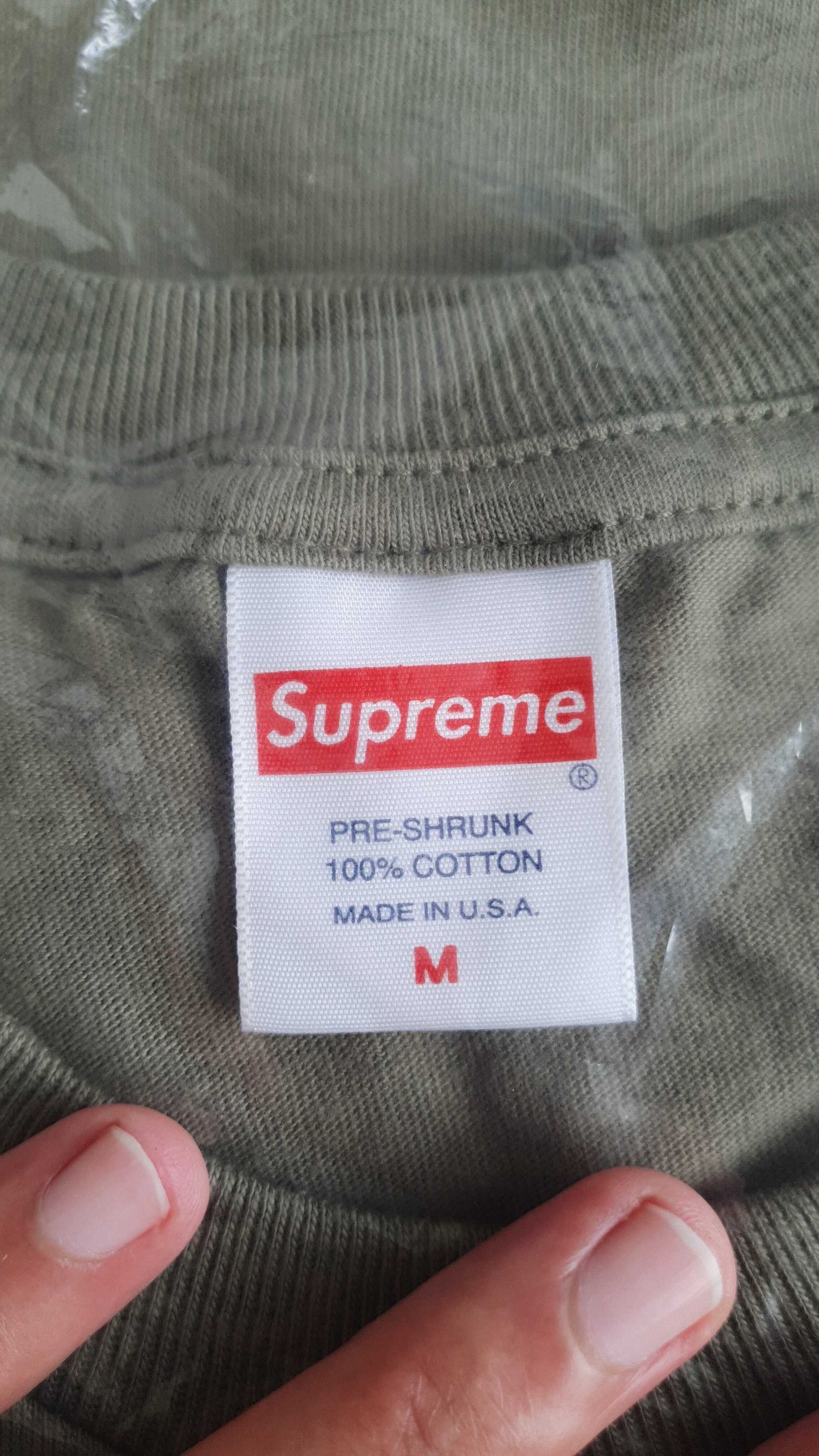 Supreme Cross box Tee Light Olive Size US M / EU 48-50 / 2 - 3 Thumbnail