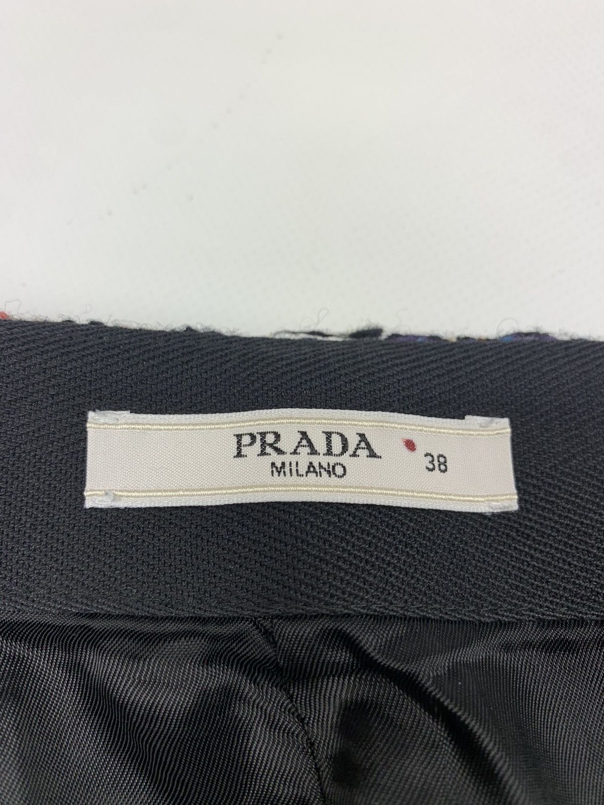 Prada Prada Milano women’s wool knitted skirt size 38 burgundy Size 26" / US 2 / IT 38 - 7 Thumbnail