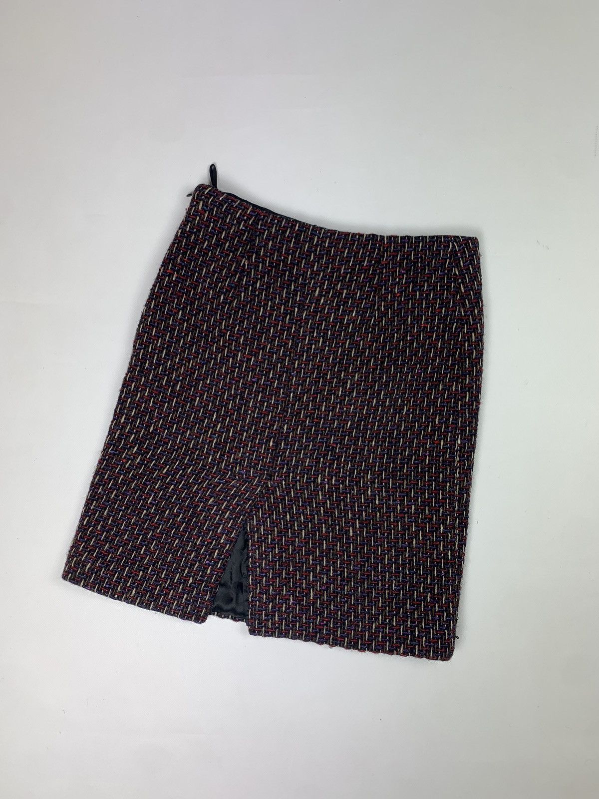 Prada Prada Milano women’s wool knitted skirt size 38 burgundy Size 26" / US 2 / IT 38 - 5 Thumbnail
