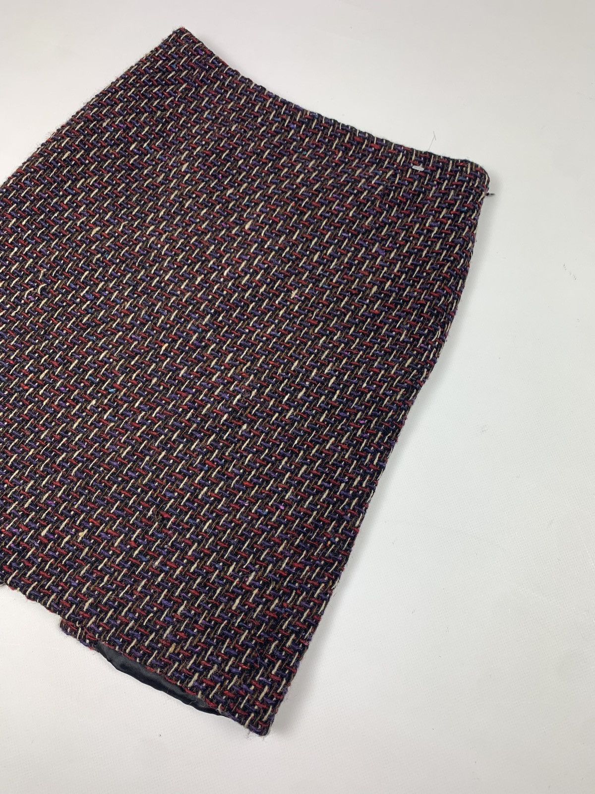 Prada Prada Milano women’s wool knitted skirt size 38 burgundy Size 26" / US 2 / IT 38 - 2 Thumbnail