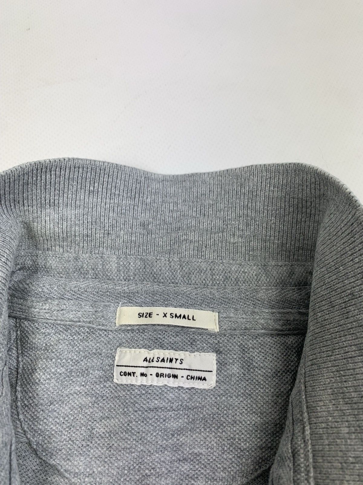 Other All Saints Sandringham long sleeve polo size XS gray Size US XS / EU 42 / 0 - 5 Thumbnail