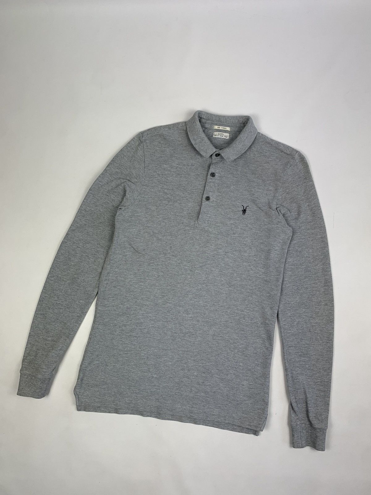 Other All Saints Sandringham long sleeve polo size XS gray Size US XS / EU 42 / 0 - 1 Thumbnail