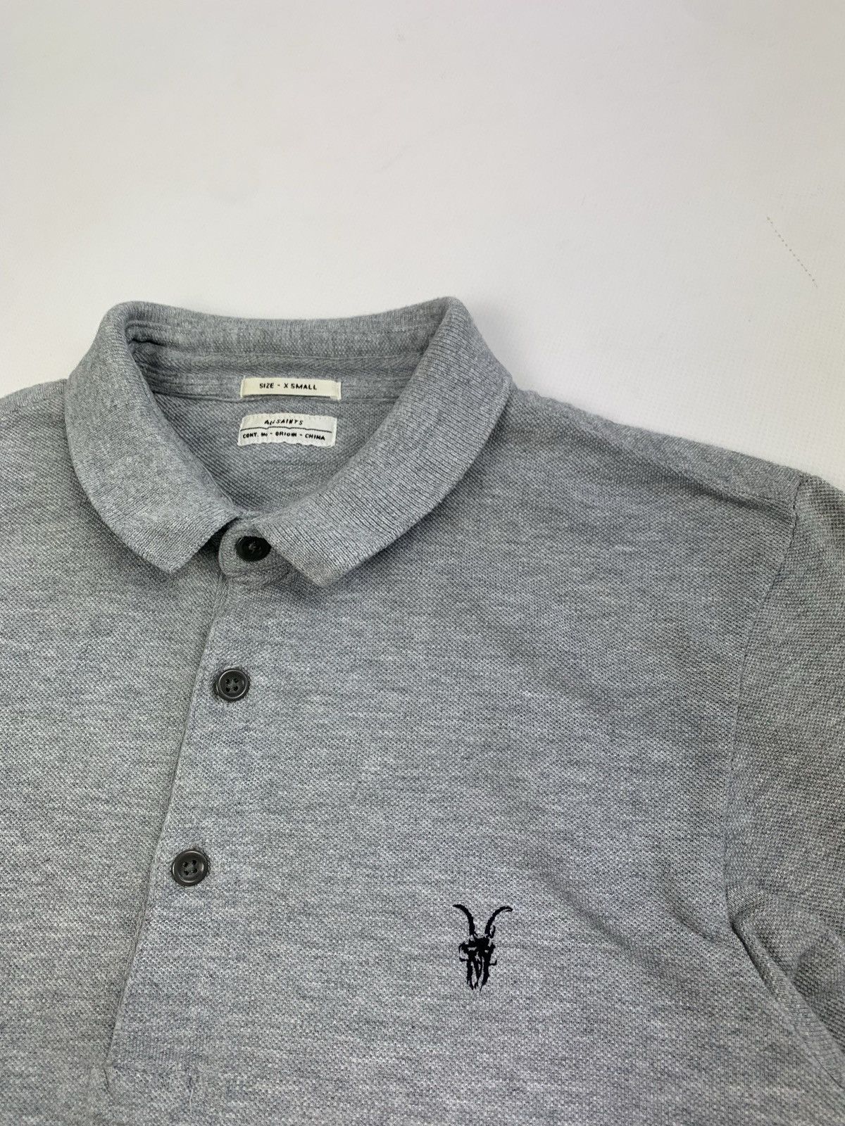 Other All Saints Sandringham long sleeve polo size XS gray Size US XS / EU 42 / 0 - 3 Thumbnail