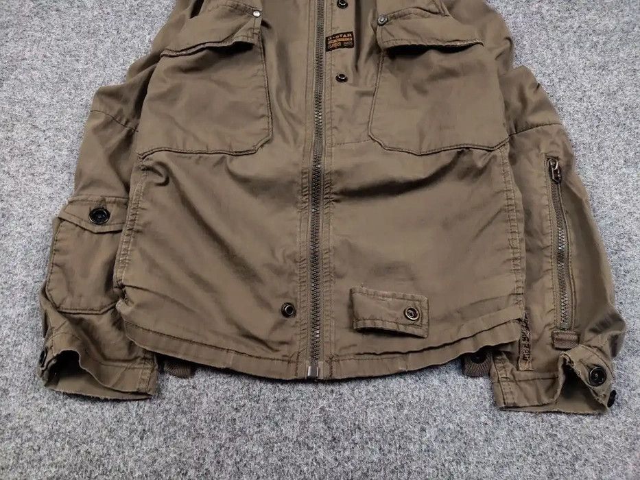 G-Star Vintage 90's G star Raw Overshirt Jacket Brown Distressed Size US L / EU 52-54 / 3 - 4 Thumbnail