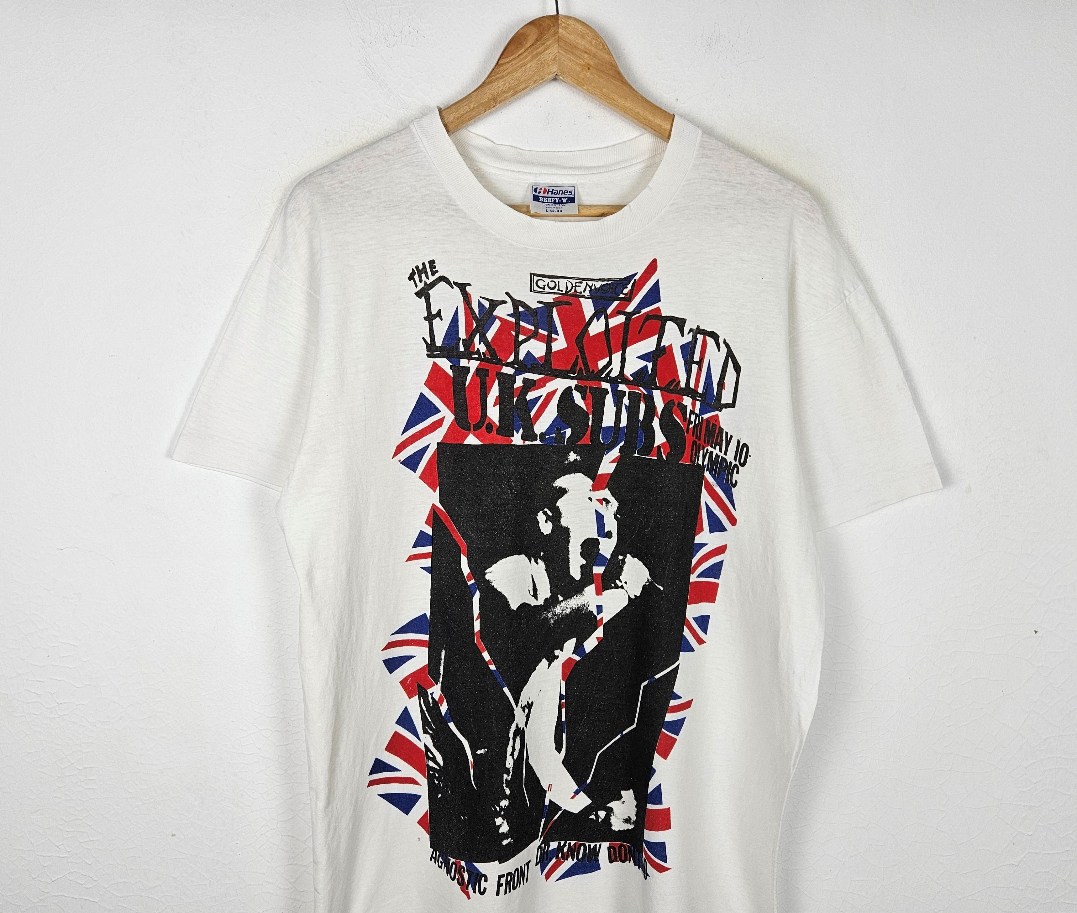 Band Tees Vintage The Exploited UK Subs Agnostic Front shirt Size US L / EU 52-54 / 3 - 2 Thumbnail