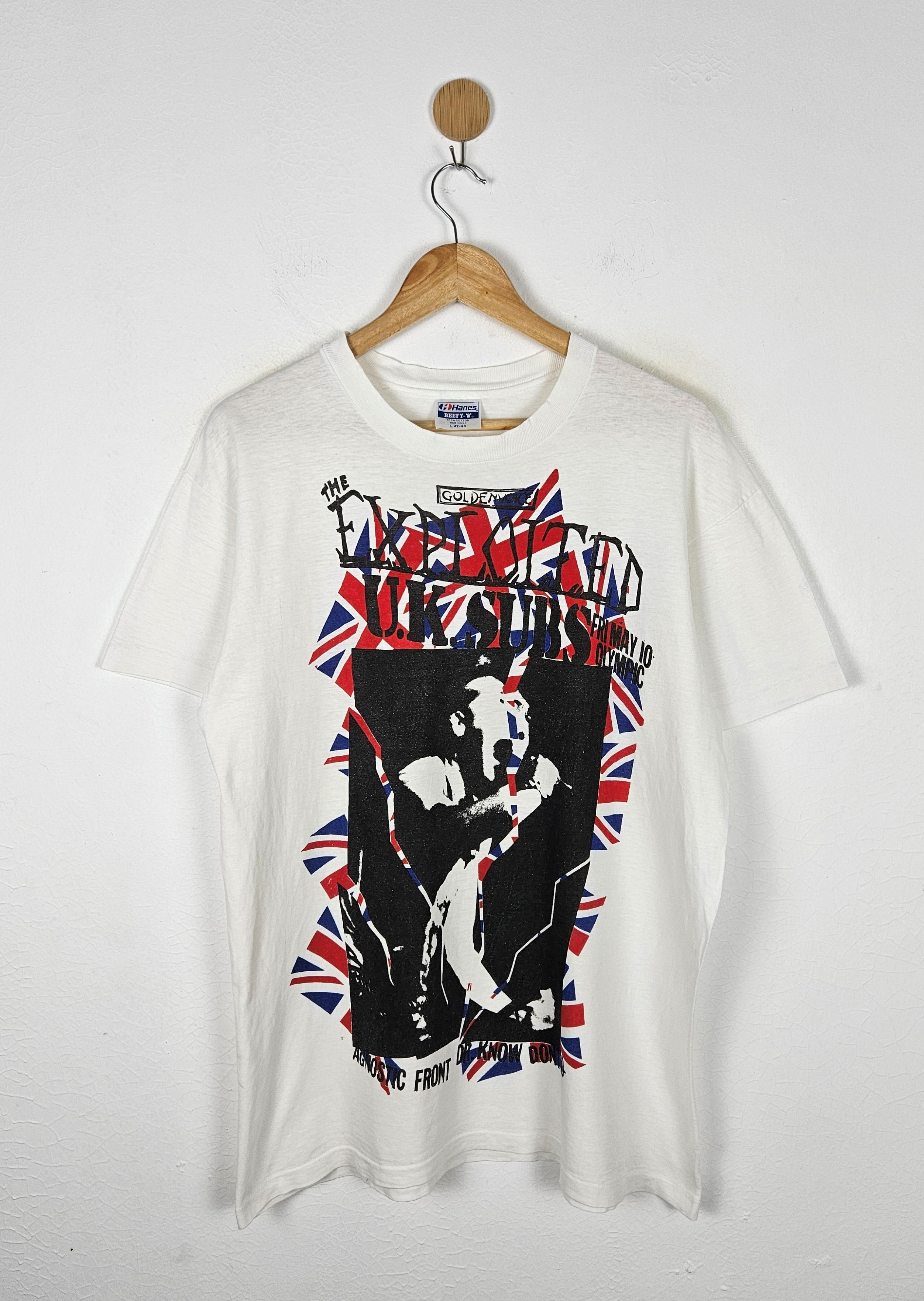 Band Tees Vintage The Exploited UK Subs Agnostic Front shirt Size US L / EU 52-54 / 3 - 1 Thumbnail
