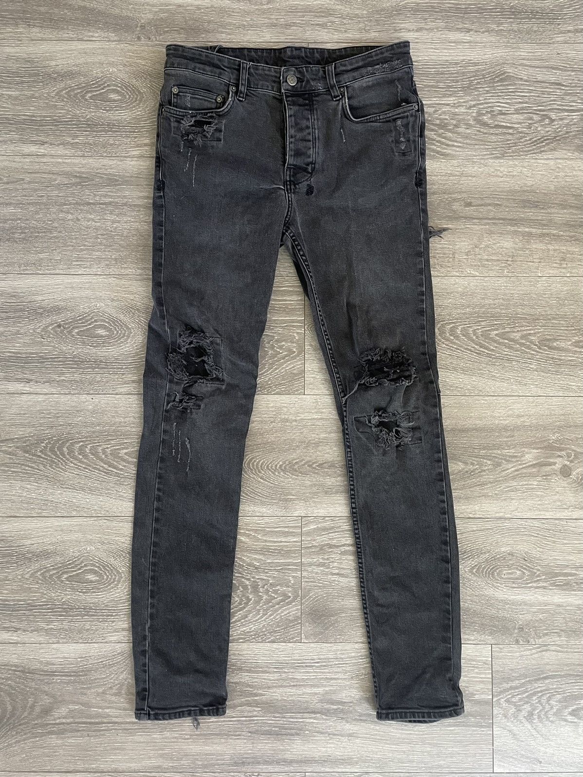 image of Ksubi Skinny Denim in Black, Men's (Size 32)
