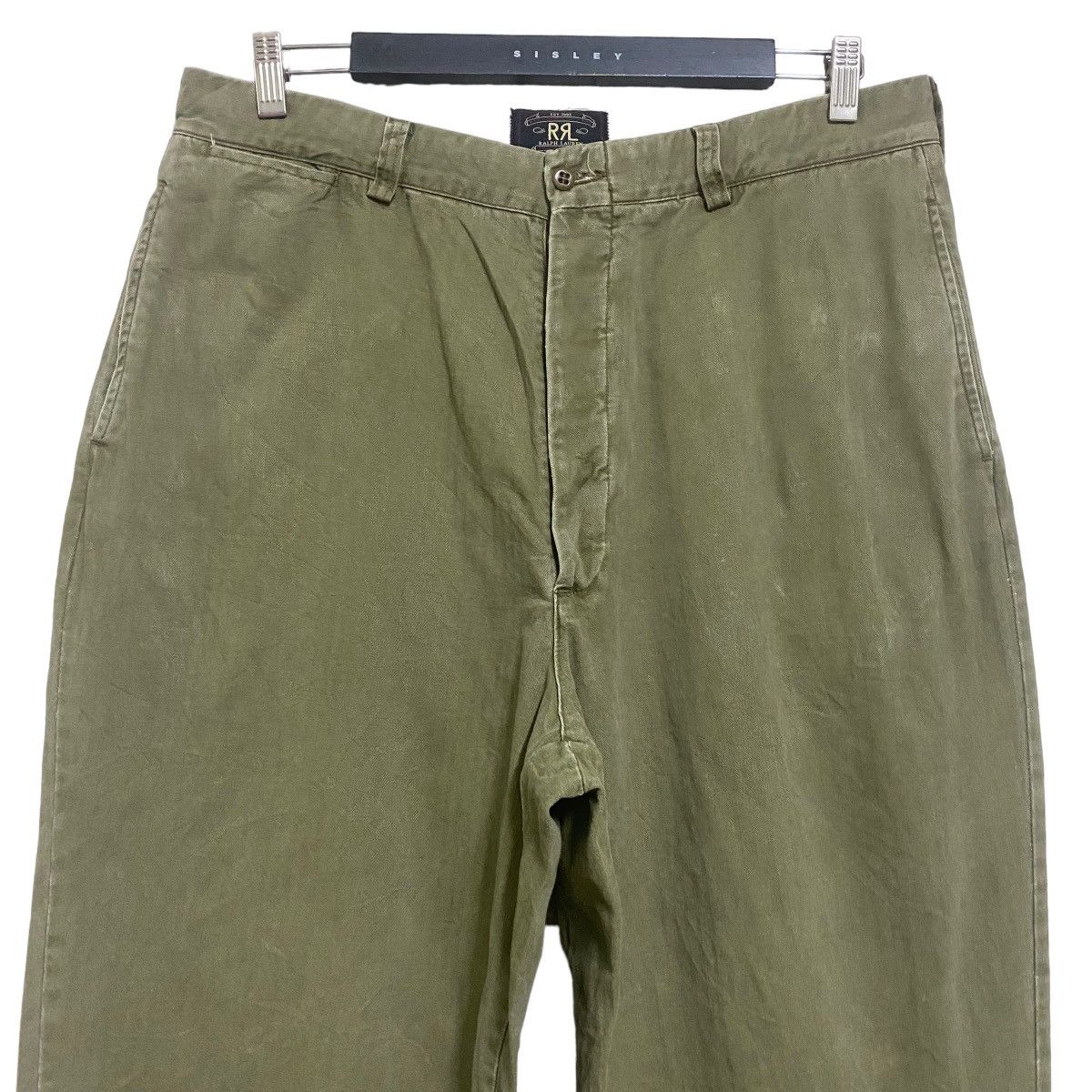 RRL Ralph Lauren Vintage RRL Herringbone Twill Military Pants Made in USA Size US 36 / EU 52 - 3 Thumbnail