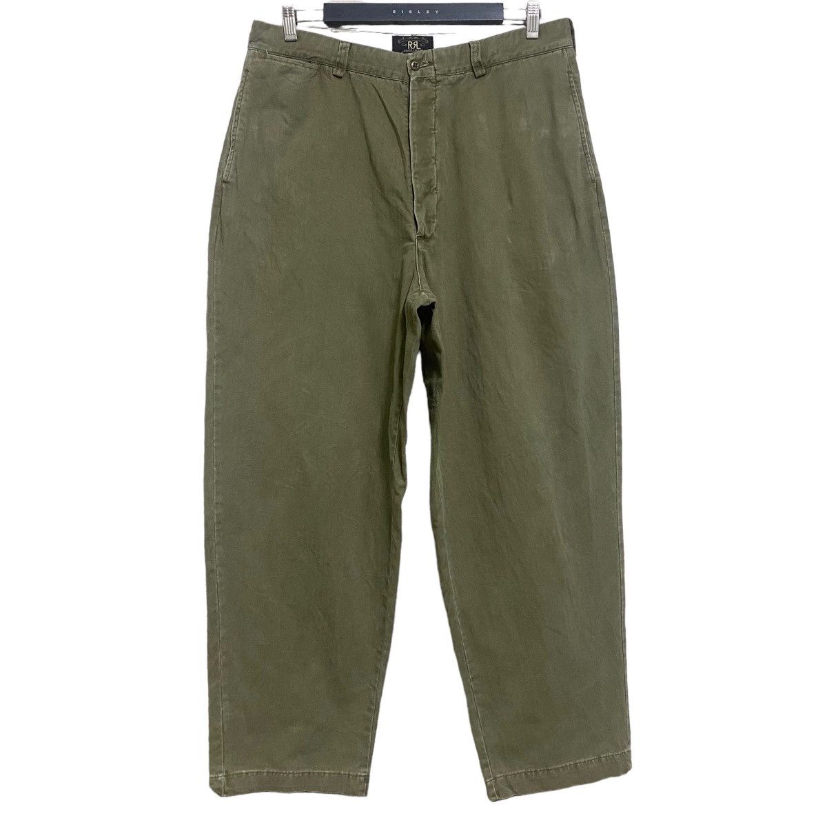 RRL Ralph Lauren Vintage RRL Herringbone Twill Military Pants Made in USA Size US 36 / EU 52 - 1 Thumbnail