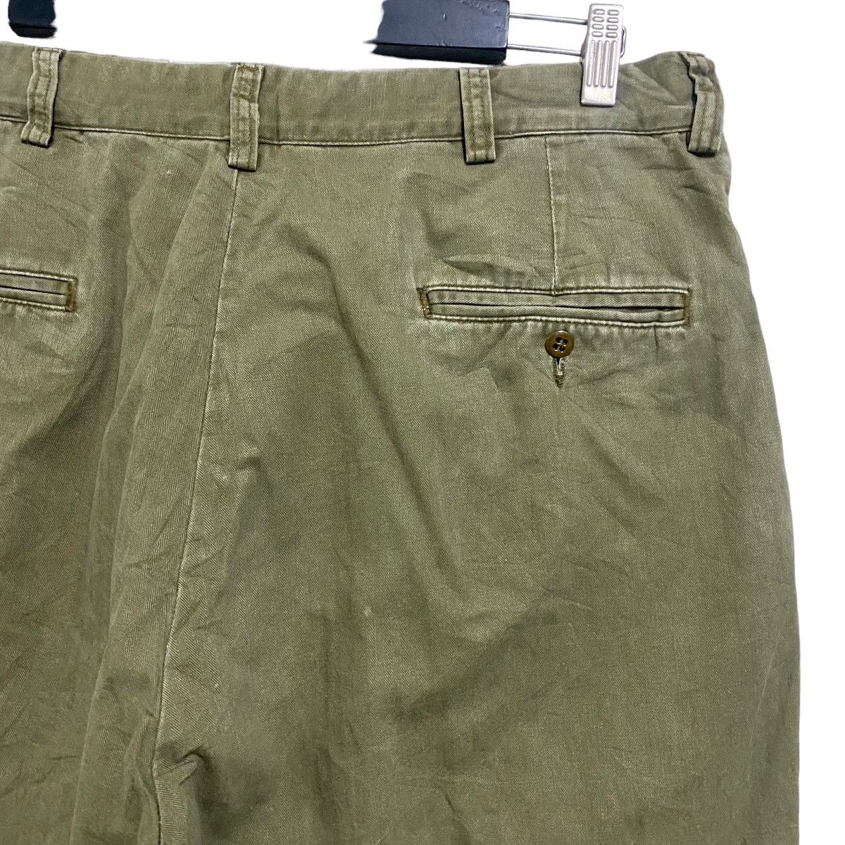 RRL Ralph Lauren Vintage RRL Herringbone Twill Military Pants Made in USA Size US 36 / EU 52 - 9 Thumbnail