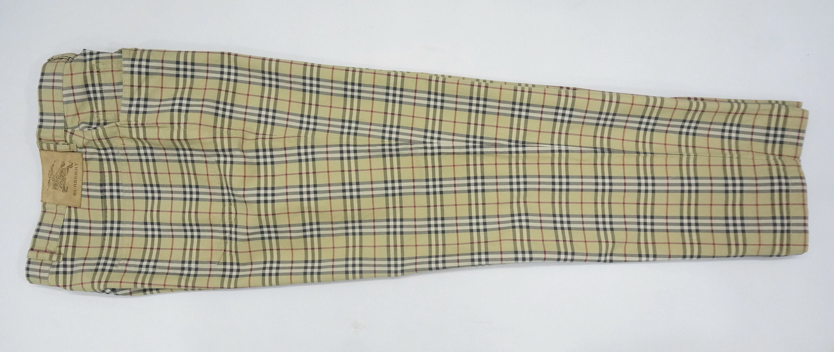 Burberry Vintage 🔥 Burberry Nova Check Purland Cotton Pants Size 36R Size US 34 / EU 50 - 18 Thumbnail