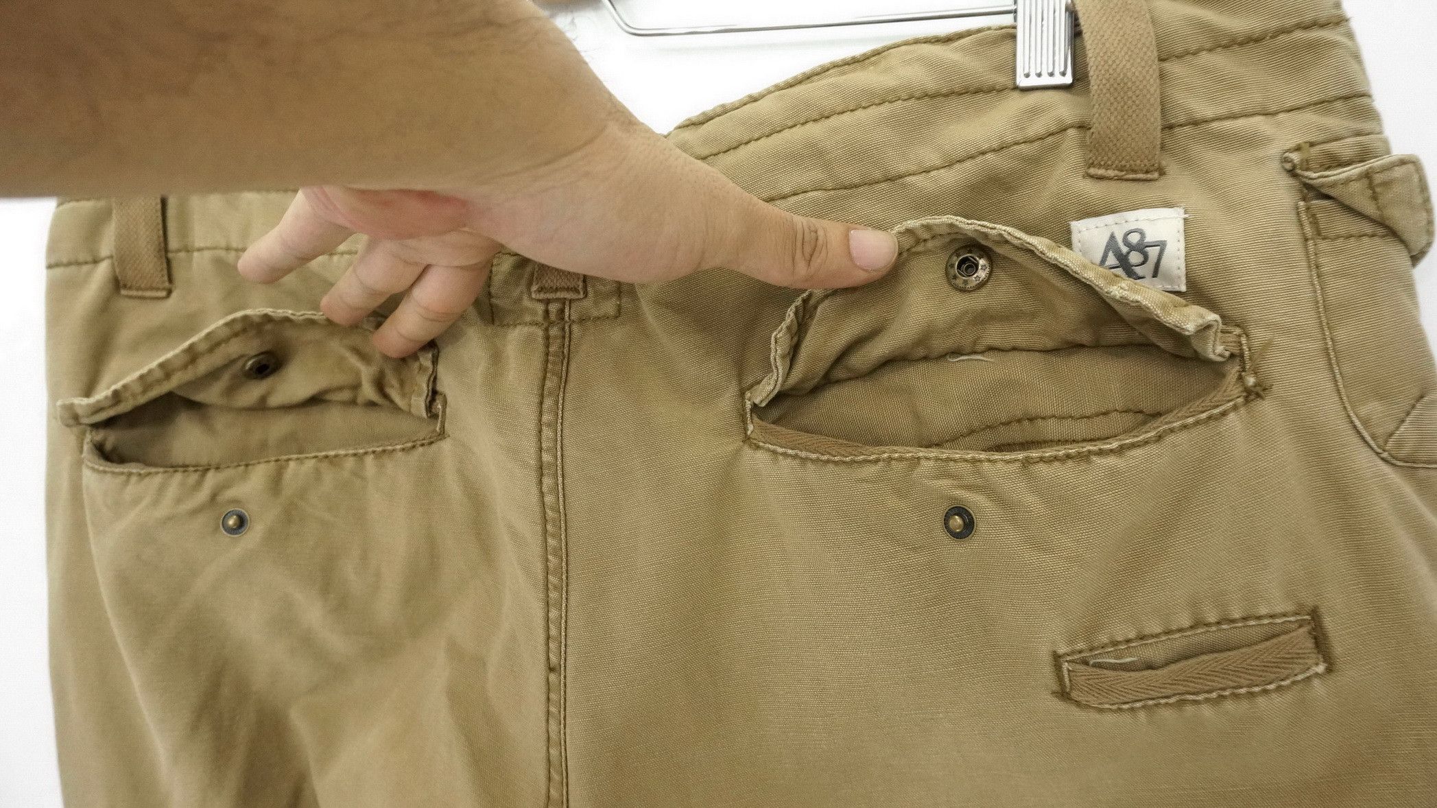 Aeropostale Vintage AEROPOSTALE Worn Cargo Pants Size US 37 - 8 Thumbnail