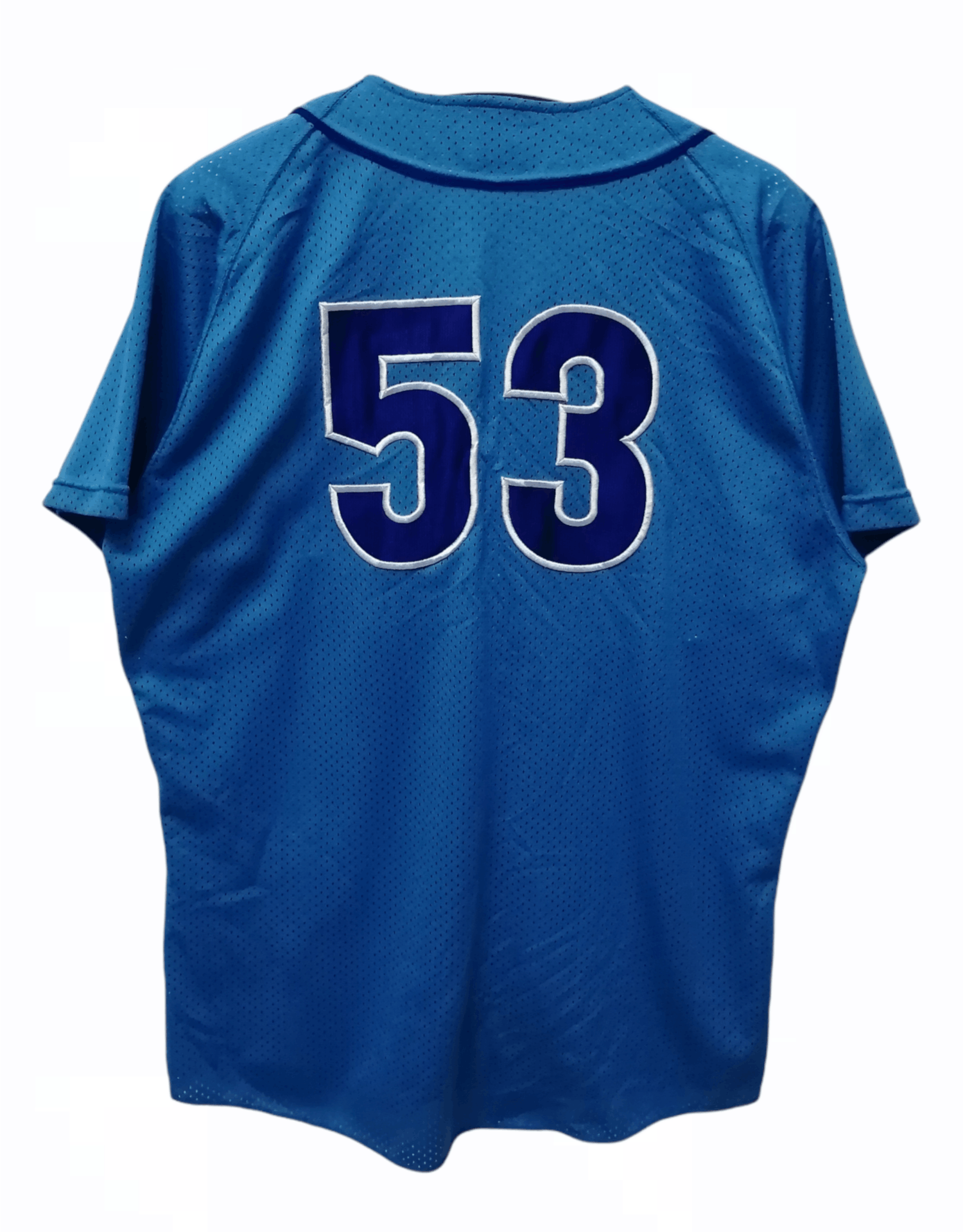 Japanese Brand Vintage Mizuno BlueBacchys #53 Baseball Jersey Size US L / EU 52-54 / 3 - 2 Thumbnail