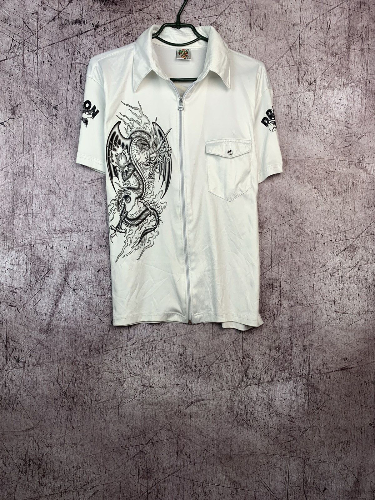 Japanese Brand Vintage Japanese Dragon Asian Shirt Size US S / EU 44-46 / 1 - 2 Thumbnail