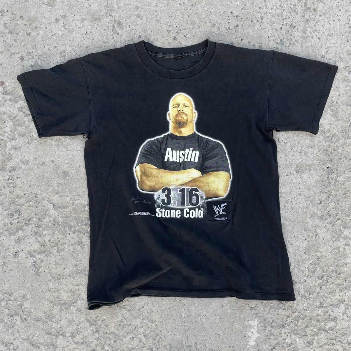 Vintage × WWE Vintage T-shirts WWE Stone Cold 3:16 Austin WWW 90s Titan Size US XL / EU 56 / 4 - 1 Thumbnail