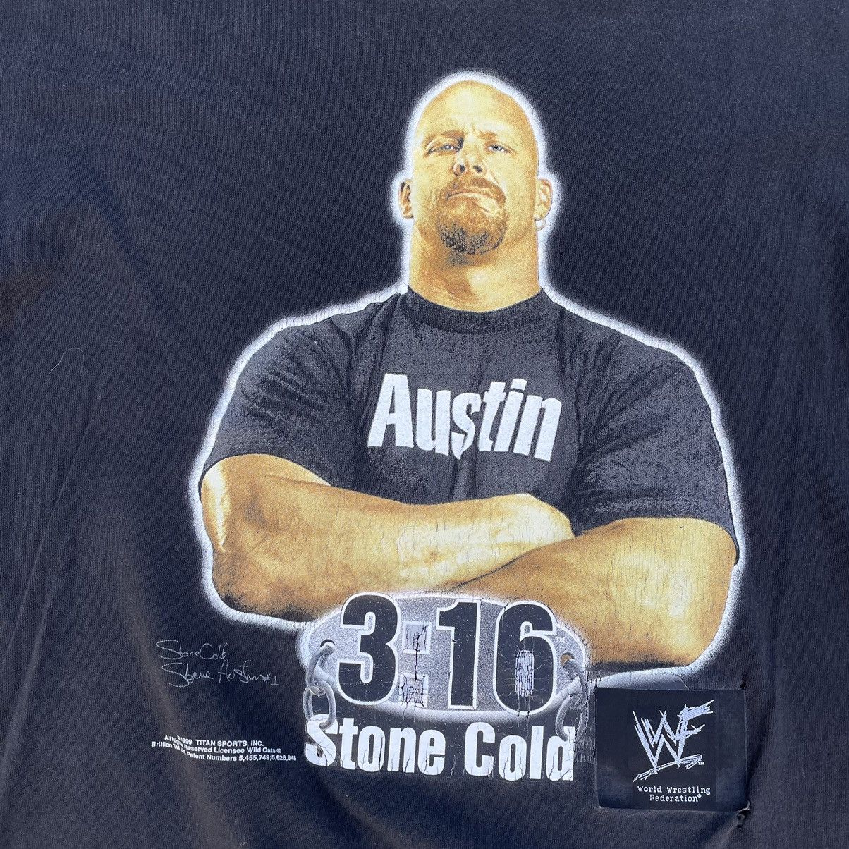 Vintage × WWE Vintage T-shirts WWE Stone Cold 3:16 Austin WWW 90s Titan Size US XL / EU 56 / 4 - 7 Thumbnail