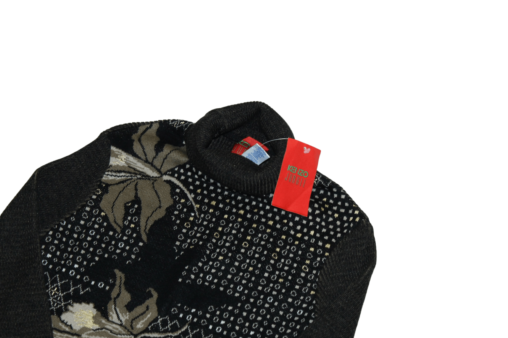 Kenzo Kenzo Jungle Rollneck Floral Wool Blend Knitted Sweater Size M / US 6-8 / IT 42-44 - 6 Thumbnail