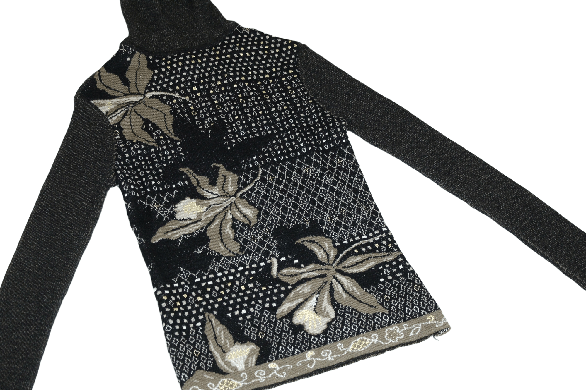 Kenzo Kenzo Jungle Rollneck Floral Wool Blend Knitted Sweater Size M / US 6-8 / IT 42-44 - 4 Thumbnail