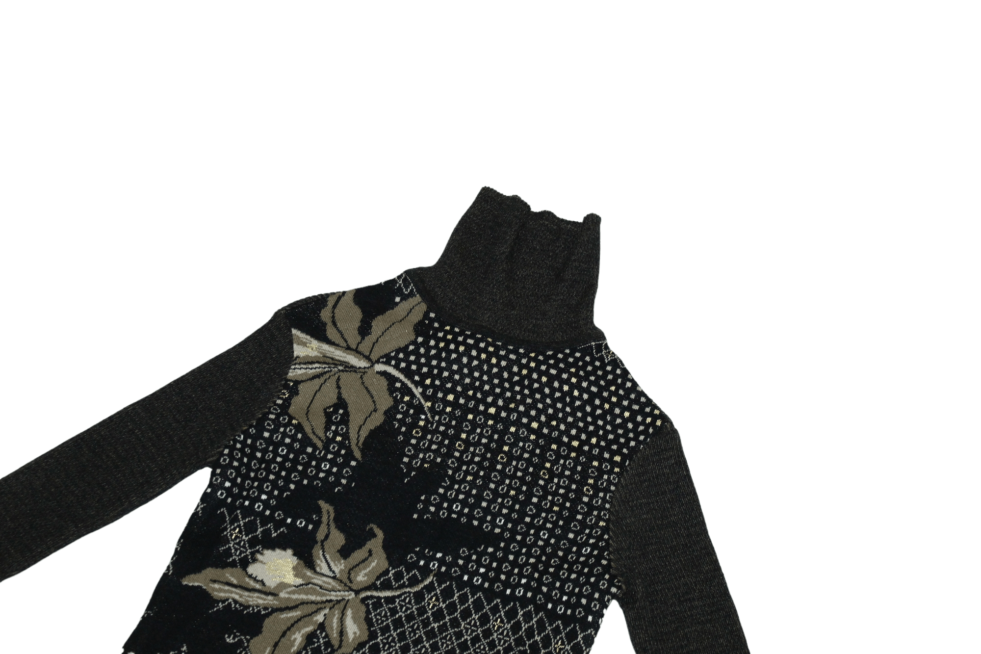 Kenzo Kenzo Jungle Rollneck Floral Wool Blend Knitted Sweater Size M / US 6-8 / IT 42-44 - 3 Thumbnail