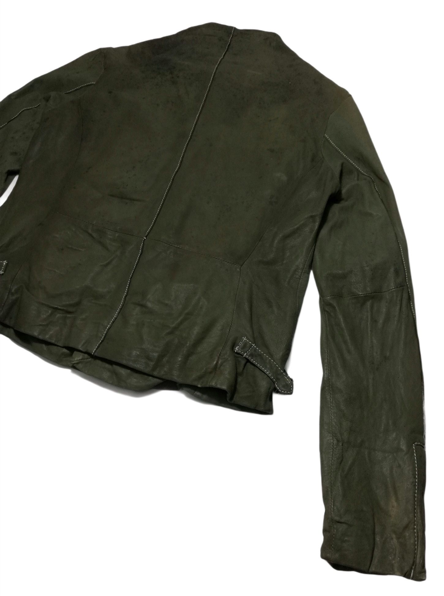 Japanese Brand × Johnbull 🔥GRAIL RARE!!! Johnbull Japan Leather Bikers Zipper Jacket Size US XS / EU 42 / 0 - 19 Thumbnail