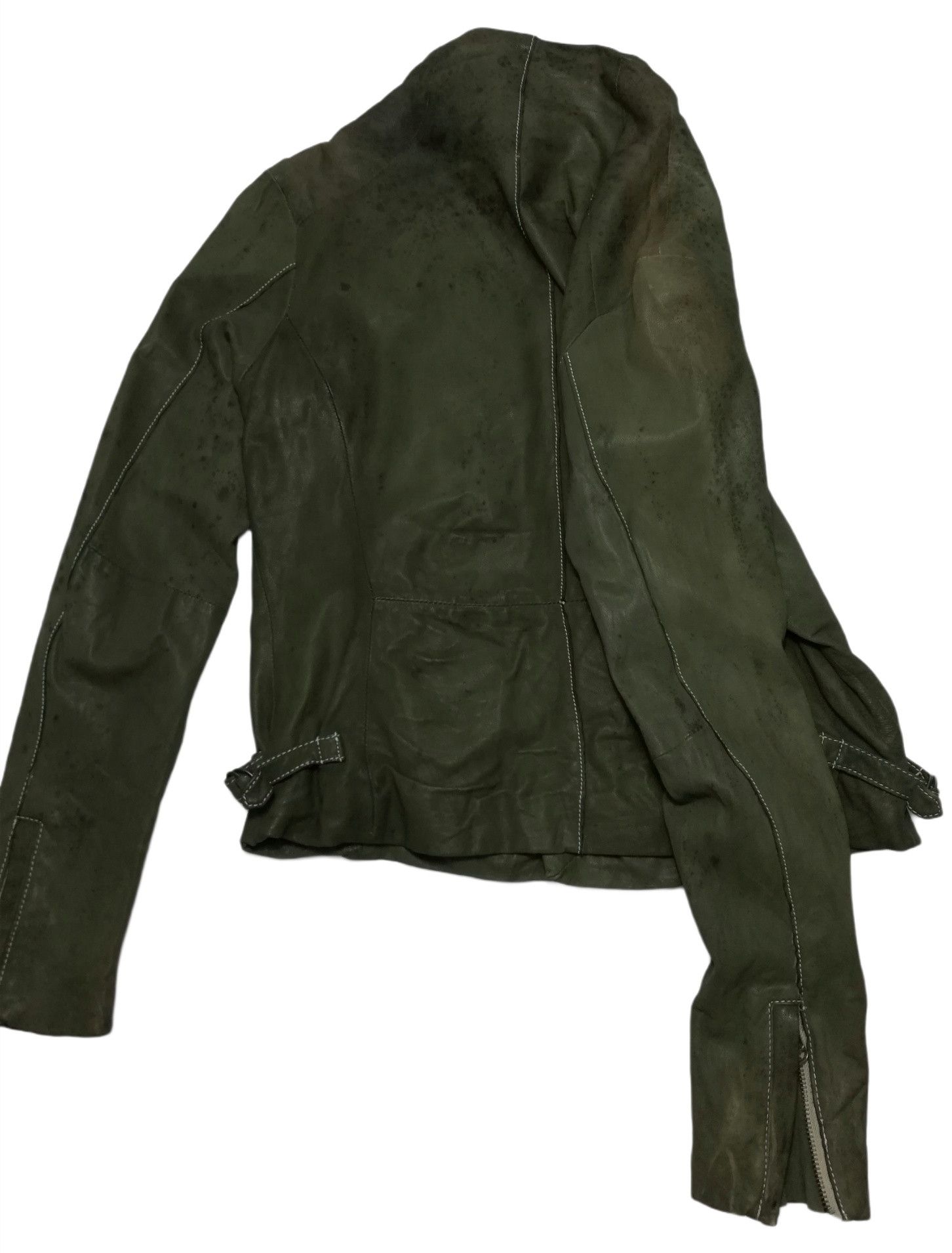 Japanese Brand × Johnbull 🔥GRAIL RARE!!! Johnbull Japan Leather Bikers Zipper Jacket Size US XS / EU 42 / 0 - 21 Thumbnail