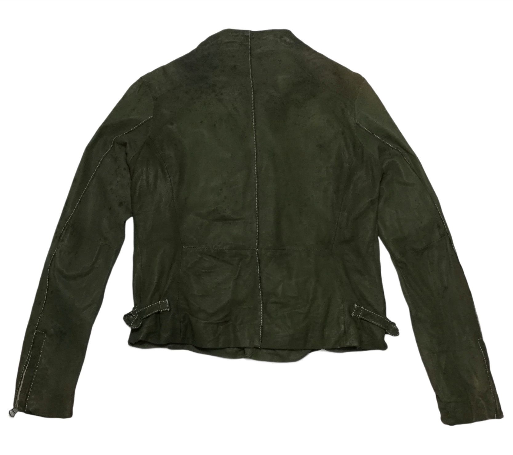 Japanese Brand × Johnbull 🔥GRAIL RARE!!! Johnbull Japan Leather Bikers Zipper Jacket Size US XS / EU 42 / 0 - 16 Thumbnail