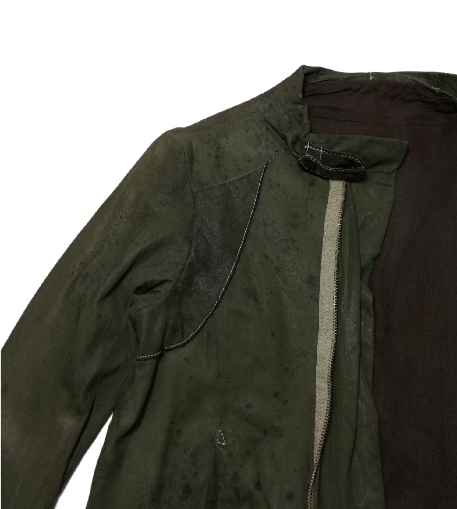 Japanese Brand × Johnbull 🔥GRAIL RARE!!! Johnbull Japan Leather Bikers Zipper Jacket Size US XS / EU 42 / 0 - 7 Thumbnail