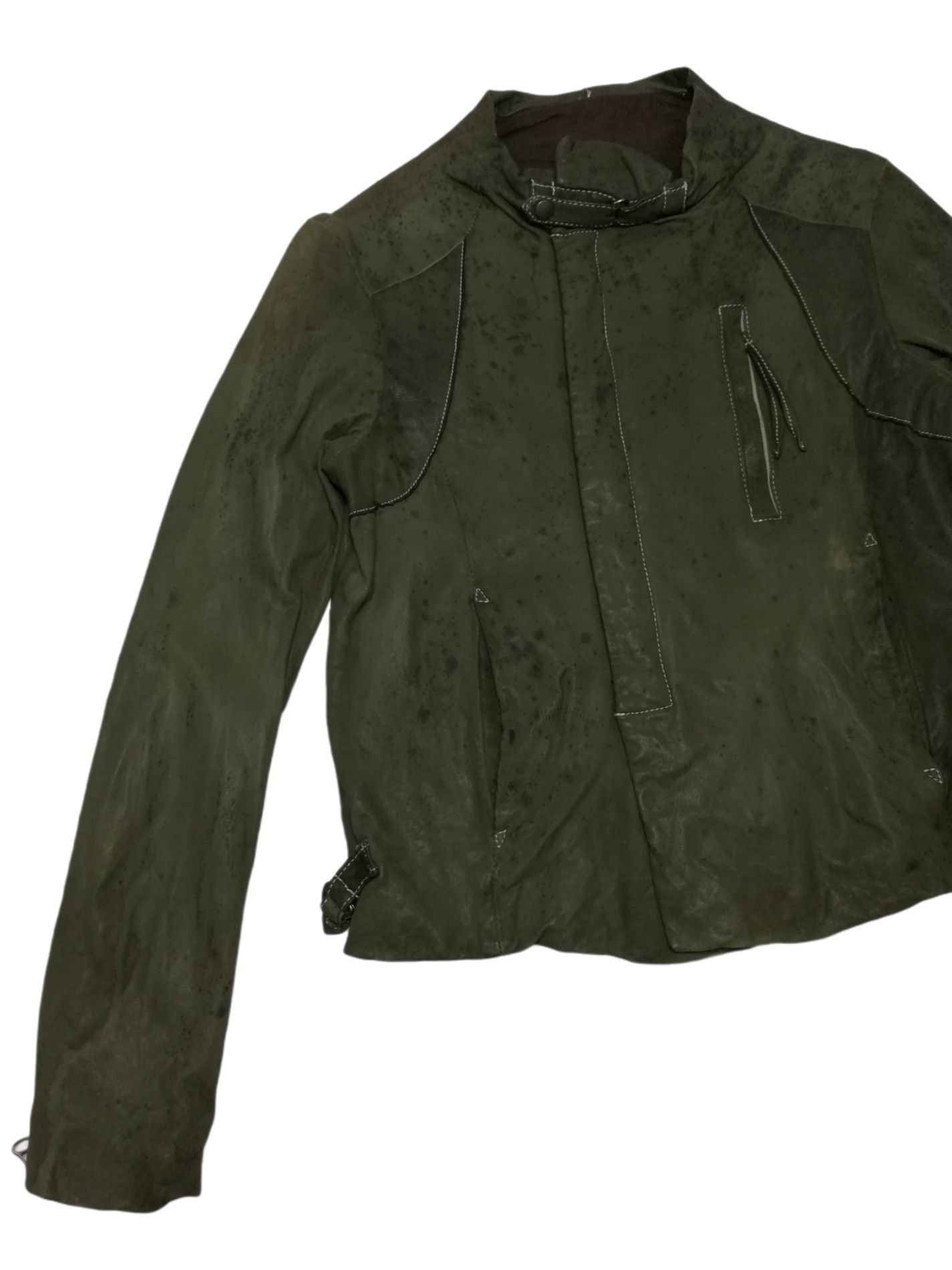 Japanese Brand × Johnbull 🔥GRAIL RARE!!! Johnbull Japan Leather Bikers Zipper Jacket Size US XS / EU 42 / 0 - 3 Thumbnail